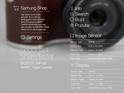 Samsung Global exploration flat line photography samsung ui