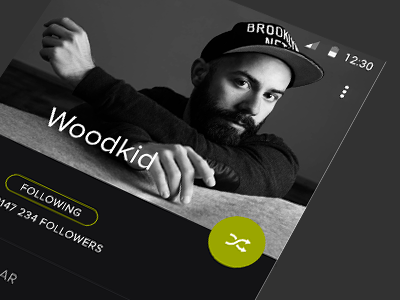 Spotify Material Design design material redesign spotify