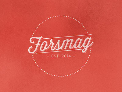 Forsmag logo retro