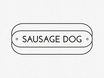 Sausage Dog brand food hotdog identity logo restaurant