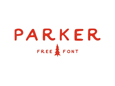 Parker Font (Free) font free hand drawn hand lettering lettering typography