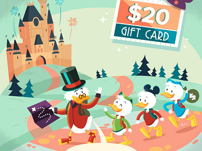 Ducks on vacation account disney disneyland ducks hills money scrooge vacation