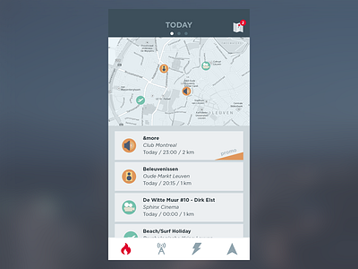 What's Hot? events home icons ios list map tab bar