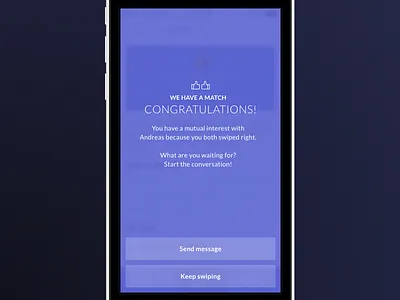 Networkr - Match! blur cta ios match mobile networkr overlay popup