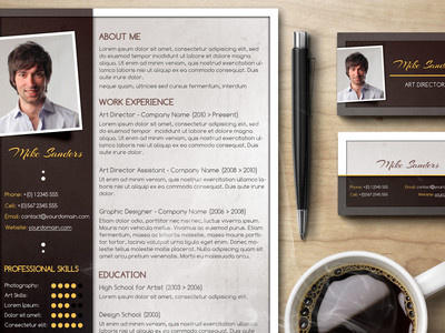 Creative Resume Set bundle creative resume cv template discount psd resume template resume package