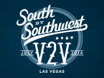 SXSW V2V Shirt apparel bobby dixon lettering sxsw type typography v2v