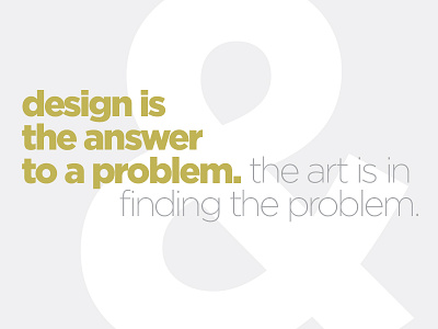 Design is...
