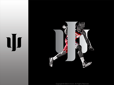 John Wall Logo basketball concept identity john jw logo logomark mark monogram personal unofficial wall