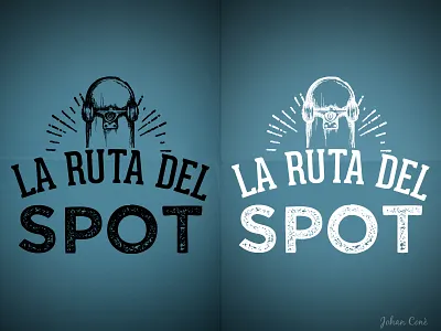 La ruta del spot #2 design illustrator logo psd skate