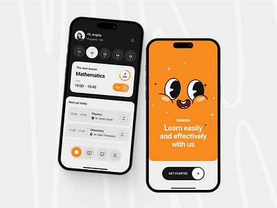 School, an app for learning | Mobile App design development education like no code nocode online school ui ui design uiux