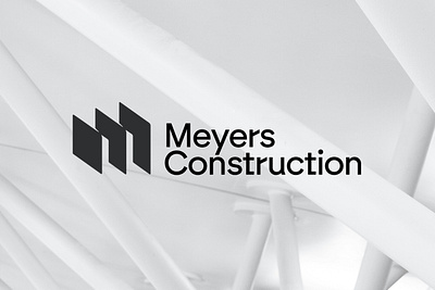 Meyers Construction Logo Design branding design identity logo logo design logos portfolio typography