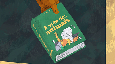 Scene of O Sonho de Alice animals animation book children digital paint digitalart illustraion photoshop short film