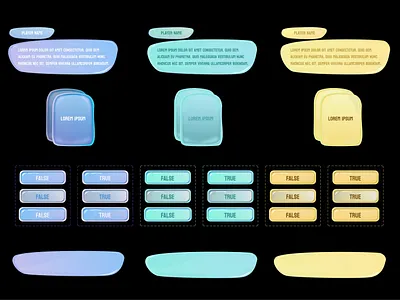 UI Template Cartoony 1 graphic design illustration ui ux