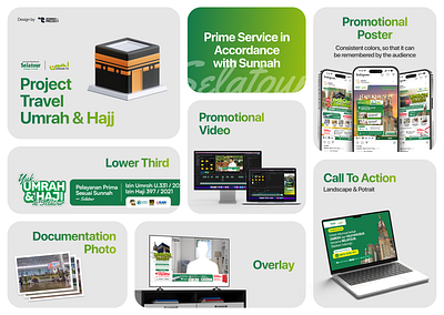 Project Travel Umrah & Hajj graphic design ui