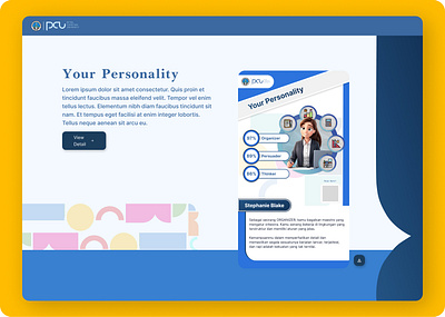 Personality Test Website 1 graphic design illustration ui ux