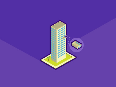 Isometric Illustration flat infographic isometric