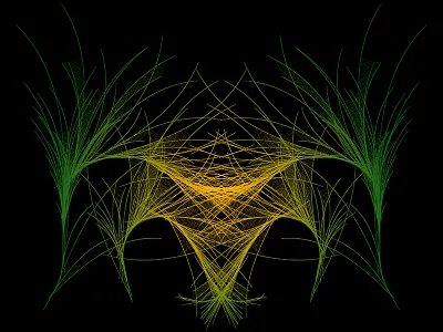 Abstract Growth Project 1 abstract black green vector yellow