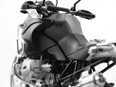 BMW R1200GS 10th Anniversary motorcycle realistic