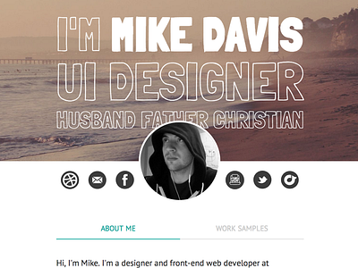 Portfolio Refresh beach billboard header icons portfolio sketchy sketchy type