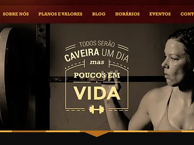 Gym Badge badge bar bell dumbbell gym heavy red strong typography ui web woman yellow