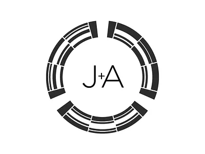 Wedding Logo art deco logo wedding