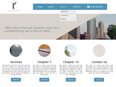 Reisinger blue design graphic law logo minimalist smooth teal trendy ui web website