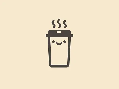 Coffee to go cafe coffee cup drink happy illustration simple small smile starbucks to go warm