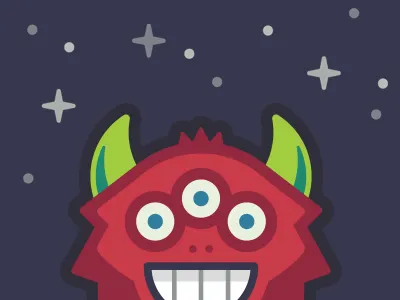 Monster Scout app illustration monster