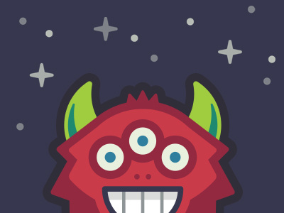 Monster Scout app illustration monster