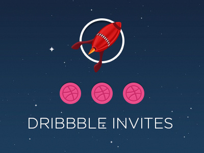 3 Dribble Invites dribbble invitation dribbble invitations dribbble invites invitation invitations invites