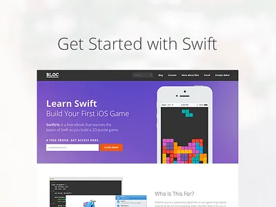 Launching our Swift online tutorial bloc game ios learn swift puzzle game swift tetris tetris app