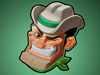 Cowboy up! animation app cartoon cowboy desert game illustration iphone itunes james haskins western wild west