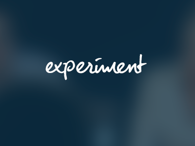 experiment logo treatment hand handwriting handwritten identity lettered logo mark