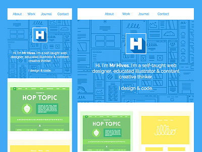 Responsive Landing Page landing page portfolio responsive screenshot web design website