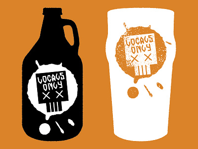 Locals Only craftbeer illustration illustrator vector