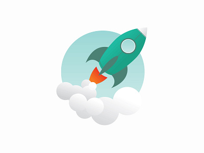 Start-Up. Rocket. color. icons rocket