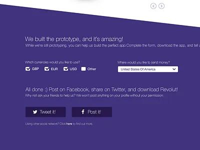 Revolut Website Concept ui ux web