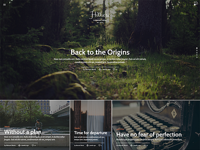 Blog Front Page blog bold footer front page wordpress theme