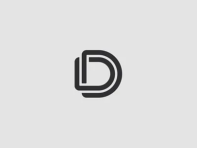 dd mark brand d dd identity logo mark simple type wip