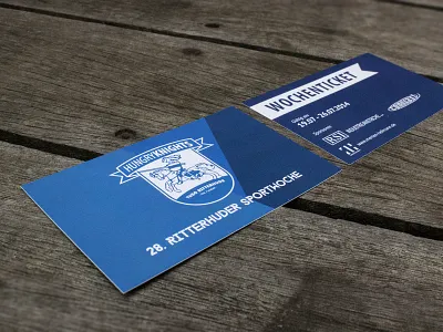 Corporate Design [28.Ritterhuder Sportwoche] blau blue corporate design fussball ritterhude ritterhuder sportwocher tusg weiß white