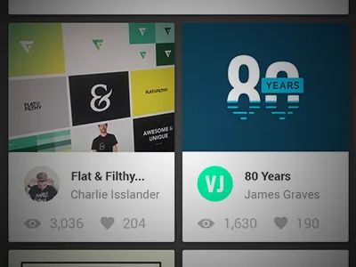 Dribbble Material Design android app design dribbble material