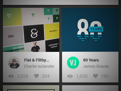 Dribbble Material Design android app design dribbble material