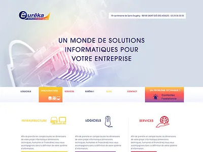 Eurêka! computer webdesign website