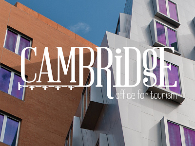 Cambridge Office for Tourism Logo cambridge jsgd logo massachusetts tourism typography