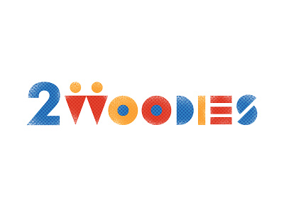 Woodies.2 branding halftone icon international kids logo logotype mark texture travel