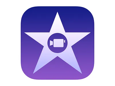 Apple iMovie for iOS App Icon (2013) apple imovie ios7