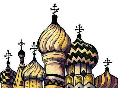 Russia - Crime and Punishment illustration orthodox play poster theater