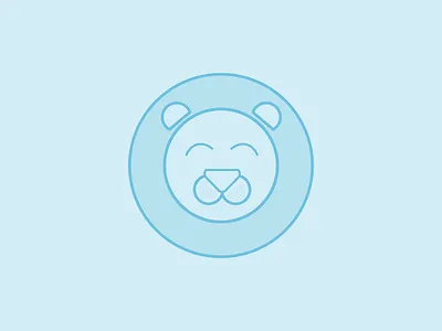 Lion The Emotional Side emotional side geometric lion monochromatic