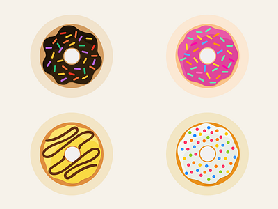 Donuts dot icons animail app colors cool dot flat game icons iphone ui