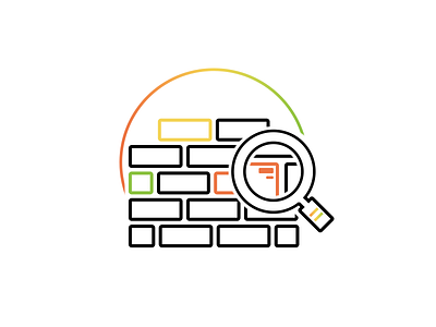 Firewall firewall icon illustration